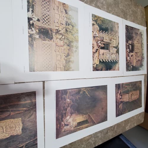 Lot of 9 Art Prints of Ruins and Temples - Thumbnail 11