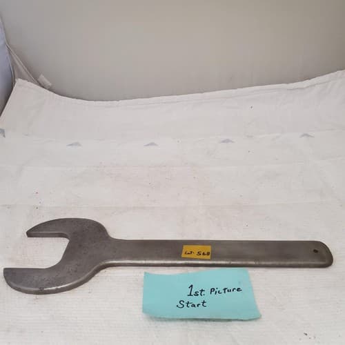 Vintage Large Open Ended Wrench LOT 568 - Image 1