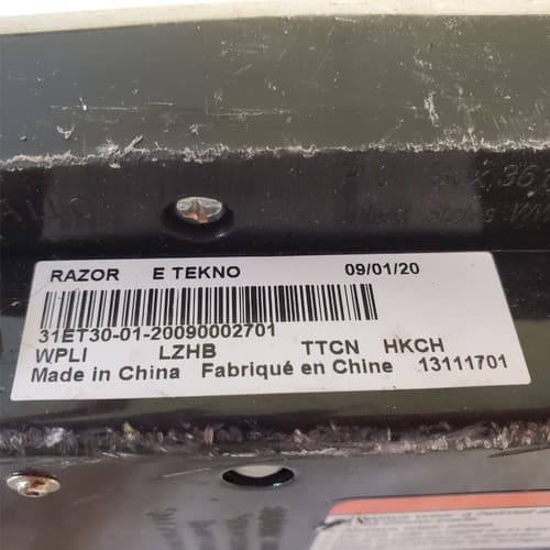 Razor Tekno Light Up Electric Scooter 2020 Model - Thumbnail 6