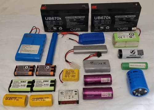 Lot of Various type of NiMH NiCD Universal Battery Package & Aluminium Capacitor - Thumbnail 3