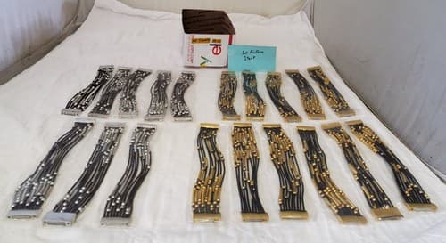 Lot of 19 Stripped Beaded Bracelet LOT-7 - Image 1