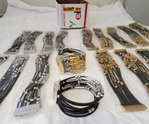 Lot of 19 Stripped Beaded Bracelet LOT-7 - Thumbnail 6