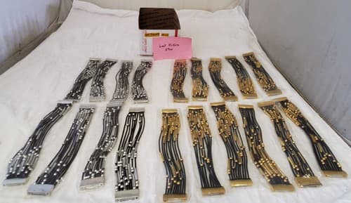 Lot of 19 Stripped Beaded Bracelet LOT-7 - Thumbnail 8