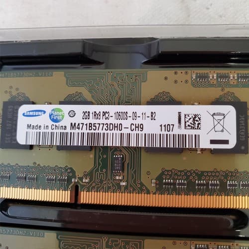 OWC Samsung DDR3 2GB Computer Memory (RAM) set PC3-10600s-09-11-B2 - Thumbnail 5