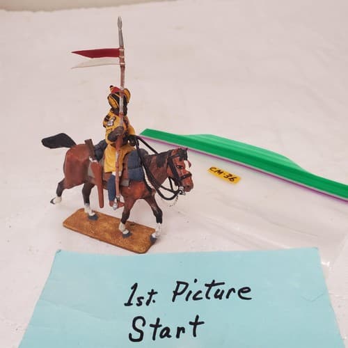 Metal Hand Painted 54mm SOE002 Skinner's Horse Lancer CM-36 - Image 1