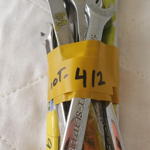 12 Pcs 12 Point SAE Combination Wrench Set - Lot 412 - Thumbnail 2