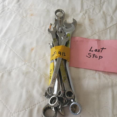 12 Pcs 12 Point SAE Combination Wrench Set - Lot 412 - Thumbnail 9