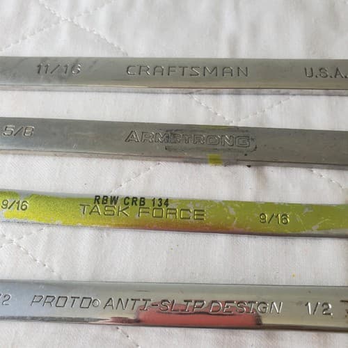 12 Pcs 12 Point SAE Combination Wrench Set - Lot 412 - Thumbnail 8