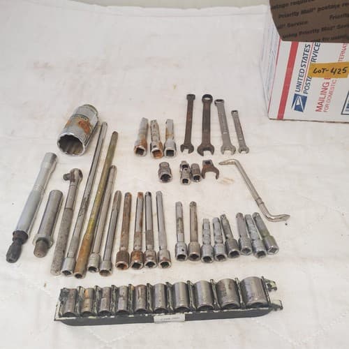 Mixed Lot of Craftsman Hand Tool & Wrench / Proto Wobble Socket Extension Set - Image 1
