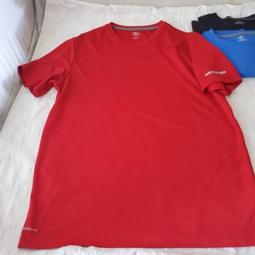 Lot of 4 Assorted Size M 38-40 Multi Brand Dry Fit Short Sleeve Shirt Men's - Thumbnail 7