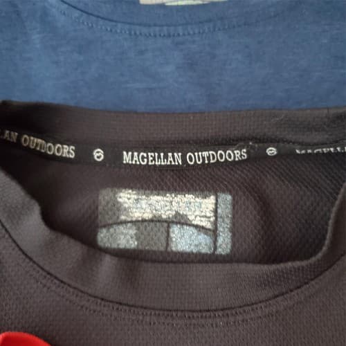 Lot of 4 Size L Rebook, Russell & Other Brand Dry Fit Short Sleeve Shirt Mens - Thumbnail 9