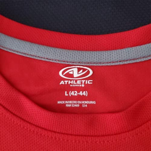 Lot of 4 Size L Rebook, Russell & Other Brand Dry Fit Short Sleeve Shirt Mens - Thumbnail 8