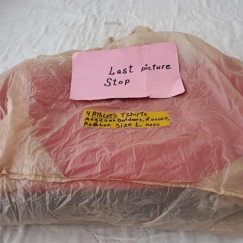 Lot of 4 Size L Rebook, Russell & Other Brand Dry Fit Short Sleeve Shirt Mens - Thumbnail 23