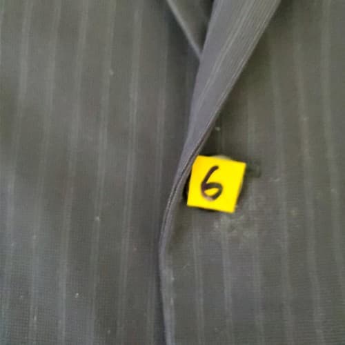 HICKEY FREEMAN 100% Wool Blue Striped Blazer Suit Jacket Sport Coat YB003 40R - Thumbnail 6