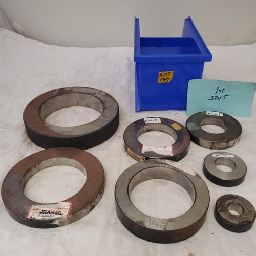 Lot of Various Master Bore Setting Ring Gauges LOT 157 - Image 1