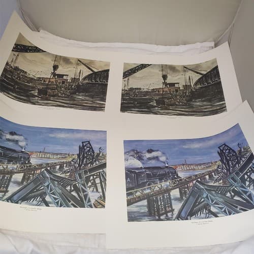 Lot of Assorted Vintage World War II Art Prints LOT-1 - Thumbnail 4