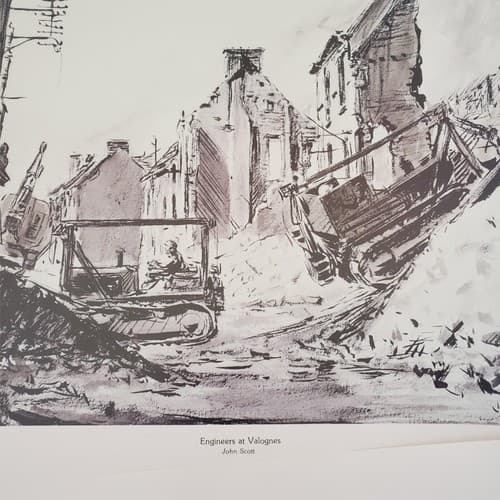 Lot of Assorted Vintage World War II Art Prints LOT-1 - Thumbnail 12