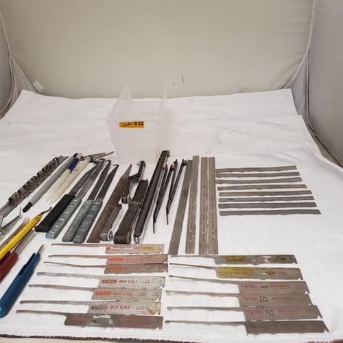 Lot of Grip Scale, Antique Irons Blades Cutters and More LOT-832 - Thumbnail 10