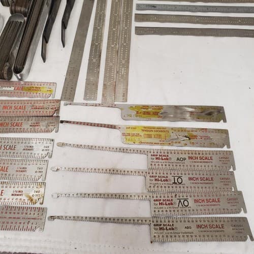 Lot of Grip Scale, Antique Irons Blades Cutters and More LOT-832 - Thumbnail 6