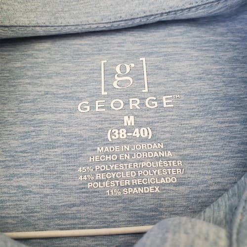 Lot of 4 Mens George M 38-40 & Other Short Sleeve Polo T-Shirt - Thumbnail 9