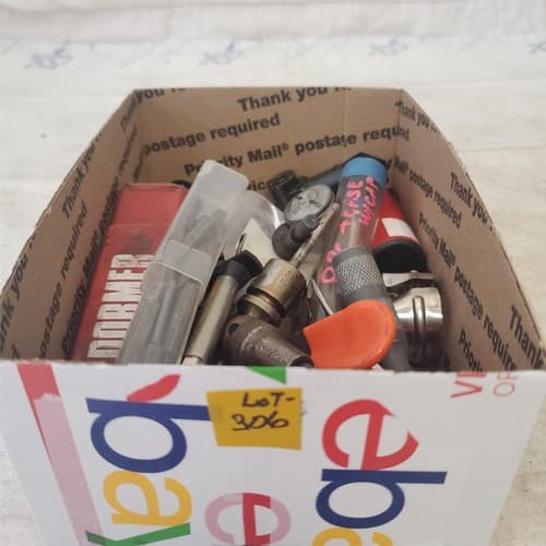 Lot of Assorted Shank Router Bits, Nut Drivers, Allen Bolt & other Tools LOT 306 - Thumbnail 2