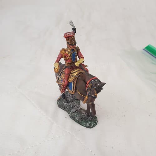 First Legion Napoleonic Soldier 1/30 French Red Lancers Mounted CM-13 - Thumbnail 2