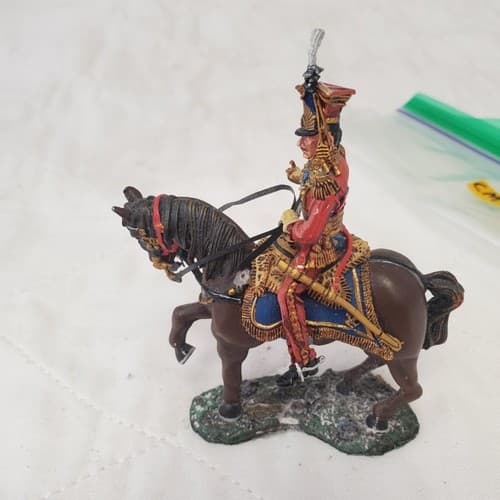 First Legion Napoleonic Soldier 1/30 French Red Lancers Mounted CM-13 - Thumbnail 7