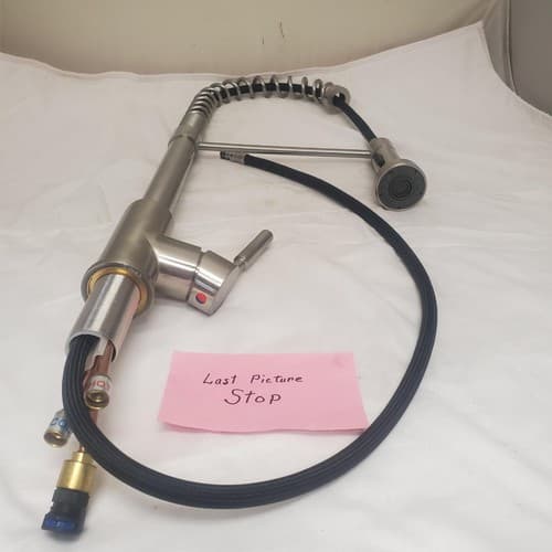 Professional Style Stainless Steel Pull Down Kitchen Faucet Sprayer - Thumbnail 7