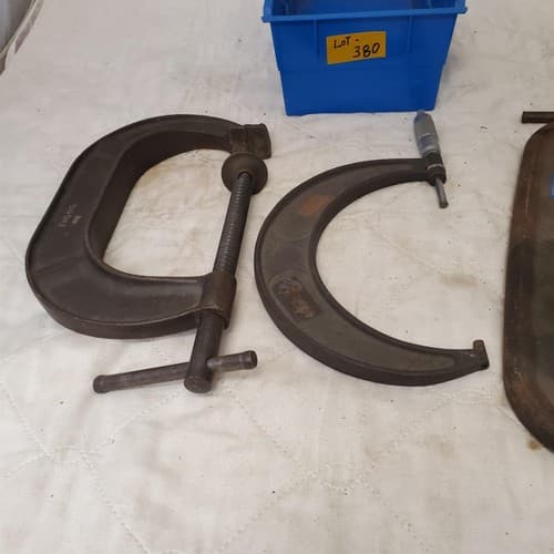 Lot of Various Wright Extra Heavy C-Clamp Wrench Hand Tool LOT 380 - Thumbnail 6