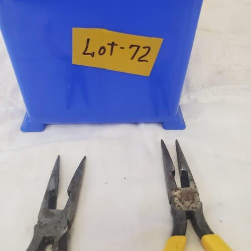 Lot of 2 Needle Nose Pliers LOT-72 - Thumbnail 2