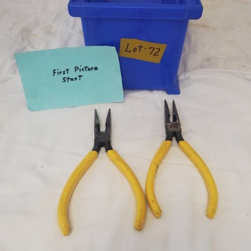 Lot of 2 Needle Nose Pliers LOT-72 - Image 1