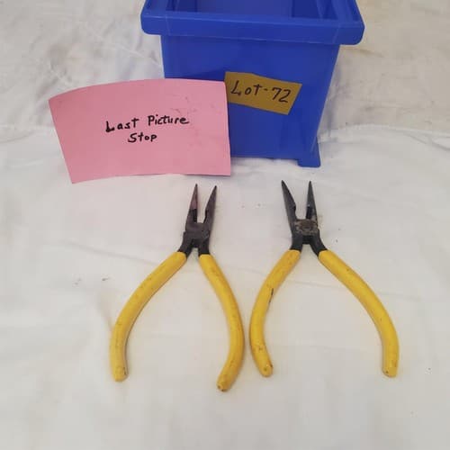Lot of 2 Needle Nose Pliers LOT-72 - Thumbnail 5