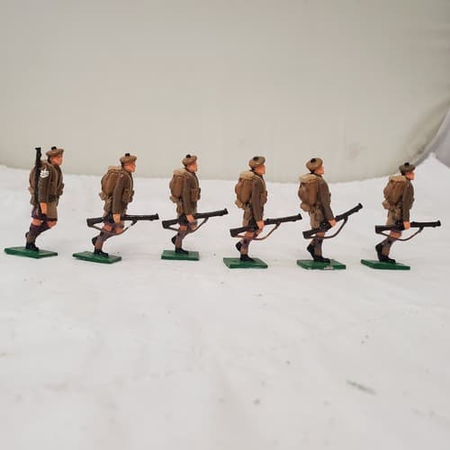 Hand Painted Metal 50mm Scottish Regiment Soldiers Set of 6UK CM-1 - Thumbnail 7
