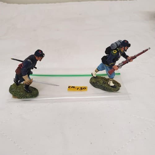 King and Country CW137 CW120 Infantryman Advancing w/Rifle & Sword CM-130 - Thumbnail 2