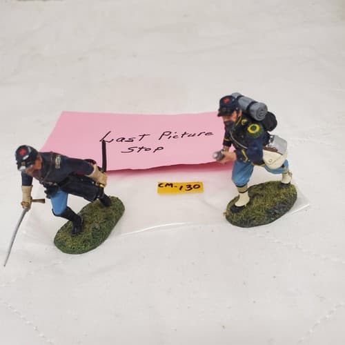 King and Country CW137 CW120 Infantryman Advancing w/Rifle & Sword CM-130 - Thumbnail 6