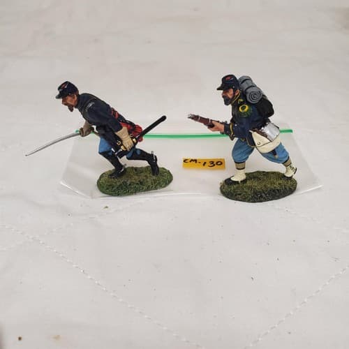 King and Country CW137 CW120 Infantryman Advancing w/Rifle & Sword CM-130 - Thumbnail 4