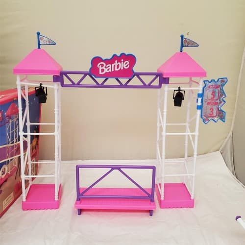 Barbie Sparkle Beach Volleyball Fun Play Set Mattel Arcotoys 1995 - Thumbnail 3