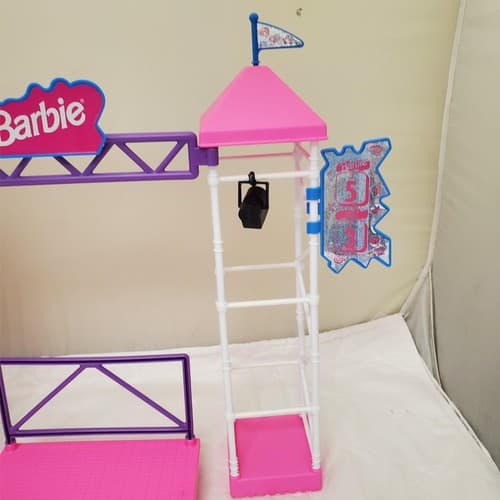 Barbie Sparkle Beach Volleyball Fun Play Set Mattel Arcotoys 1995 - Thumbnail 5