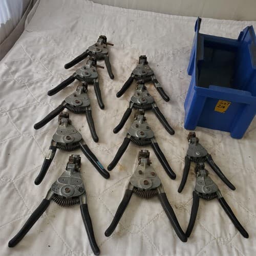 Lot of Vintage Custom Stripmaster Wire Stripper Hand Tools Lot 210 - Thumbnail 3