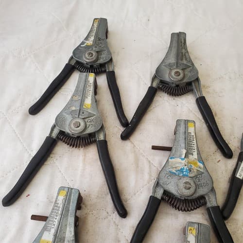 Lot of Vintage Custom Stripmaster Wire Stripper Hand Tools Lot 210 - Thumbnail 4