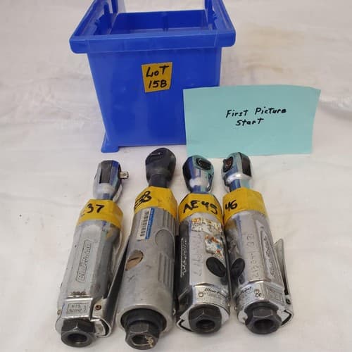 Lot of 3 Assoretd Heavy Duty Pneumatic Air Ratchet Wrench LOT-158 - Image 1