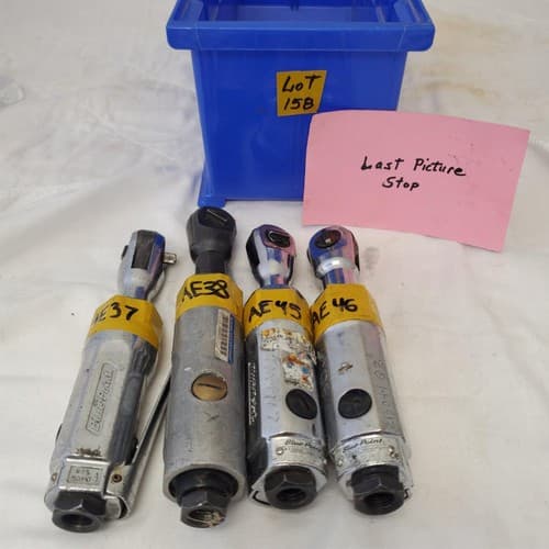 Lot of 3 Assoretd Heavy Duty Pneumatic Air Ratchet Wrench LOT-158 - Thumbnail 9