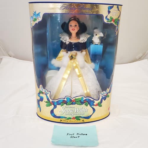 Barbie 1990- Disney Snow White & 7Dwarfs- Holiday Princess Collection 3rd Series - Image 1