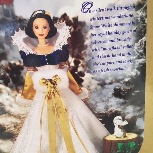 Barbie 1990- Disney Snow White & 7Dwarfs- Holiday Princess Collection 3rd Series - Thumbnail 9