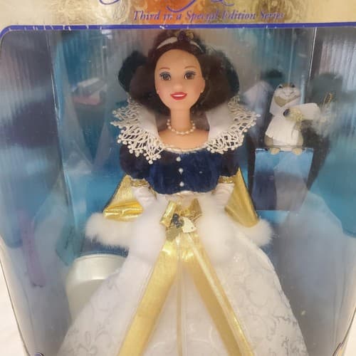 Barbie 1990- Disney Snow White & 7Dwarfs- Holiday Princess Collection 3rd Series - Thumbnail 5