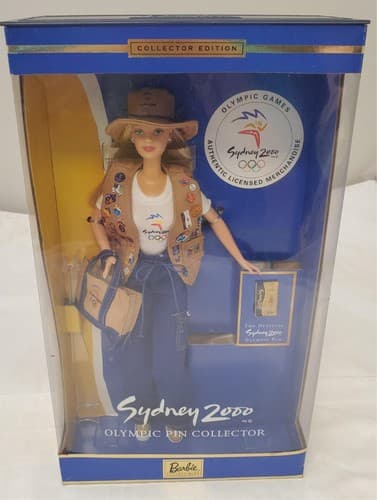Barbie 1999 - Sydney 2000 Olympic Pin Collector Barbie Doll - Thumbnail 4