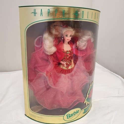 Barbie 1993 - Mattel Happy Holidays Special Edition Barbie Doll - Thumbnail 3