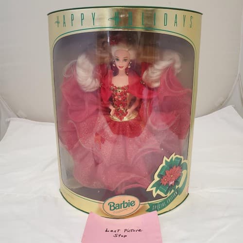 Barbie 1993 - Mattel Happy Holidays Special Edition Barbie Doll - Thumbnail 7