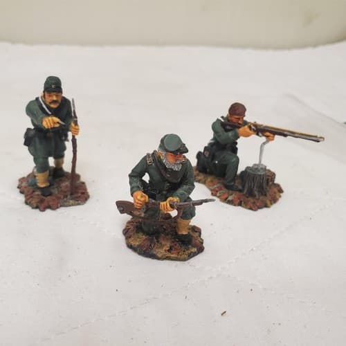 Set of 3 W Britain #17533 Retired a Good Shot Mounted CM-27 - Thumbnail 3