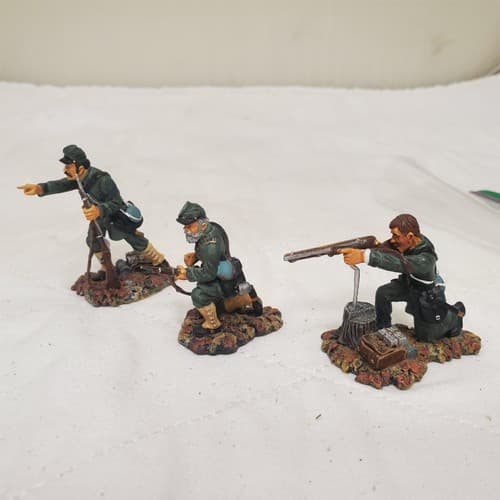 Set of 3 W Britain #17533 Retired a Good Shot Mounted CM-27 - Thumbnail 4